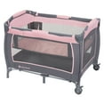 thumbnail image 6 of Baby Trend Lil Snooze Deluxe III Nursery Center with Portable Bassinet, Cozy Pink, 6 of 14