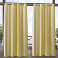 thumbnail image 1 of Exclusive Home Curtains Canopy Stripe Panel Pair 54x96 Sunbath/White, 1 of 8