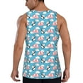thumbnail image 3 of Gaeub Panda Flying in the Sky Men's Athletic Tank Top, Workout Sleeveless Shirts, Running Tank Tops for Gym, Running, Training - Medium, 3 of 9