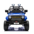 thumbnail image 2 of GloryStar 12V Kids Ride On Car Truck with Remote Control, Electric 4-Wheel Vehicle Toy for Toddlers, Battery Display, Spring Suspension, LED Lights, and Music, 2 of 8