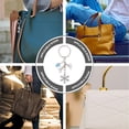 thumbnail image 1 of unbranded Llavero Con Pendiente De En Aleación Plateada Decorativo, 1 of 7