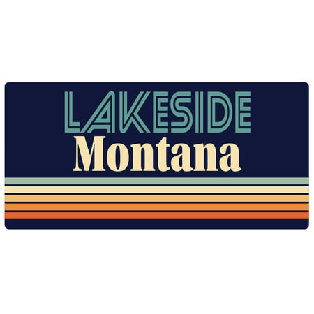 

Lakeside Montana 5 x 2.5-Inch Fridge Magnet Retro Design
