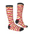 thumbnail image 3 of Fotbe Red Lobster print Women's Men's Novelty Crew Socks Cotton Socks Knee High Socks for Walking,Running,Nurses,Pregnancy, 3 of 9