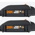 thumbnail image 4 of Worx WA3575.2 20V Power Share 2 Pack 2.0 Ah Replacement Battery, 4 of 6