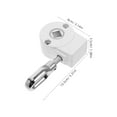 thumbnail image 2 of CATIEBYE RV Awning Parts Secure Locking Steel White 1Pcs for Outdoor Spaces, 2 of 8
