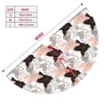 thumbnail image 3 of Pofeuu Pigs Print Christmas Tree Skirt, Merry Christmas Skirt Xmas Tree Ornaments for Xmas Holiday Party Decorations-36", 3 of 7