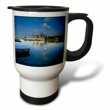 3drose, Sweden, Smaland, Kalmar Castle, 14oz Stainless Steel Travel Mug