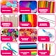 Blue Squid Arts & Crafts Kist - 3000 stuks Deluxe knutselsets voor kinderbenodigdheden, doos, 2 laden, 18 compartimenten, stevige handgreep, kunst- en knutselset, knutselset voor kinderen