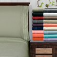 thumbnail image 4 of Superior Brushed Microfiber Sheet Set, Cal King, Rust, 4 of 4