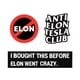 thumbnail image 1 of Pegatina Del Parachoques Anti Elon Bumper Magnet para Coche: Compré Esto Saber Que Era CRA (i), 1 of 2