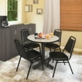 thumbnail image 3 of Regency 30 in. Round X-Base Breakroom Table- Maple, 3 of 5