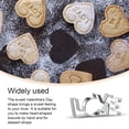 thumbnail image 4 of Bewildely Molde para galletas, accesorios de modelado romántico, accesorio para hacer Sugarcraft, moldes para hornear galletas, herramientas de Herramientas y accesorios para hornear Amor Bewildely HA062602-01B, 4 of 6