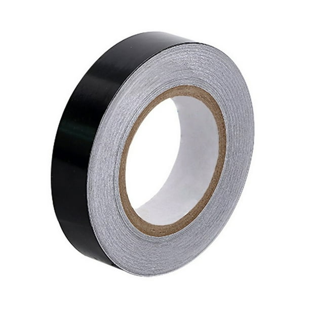 Moyic 1 unidad de adhesivo para costura de azulejo, tira de línea de azulejo impermeable para sellado de suelo, cinta de sellado de lámina de cobre, Decoración del hogar Negro brillante 1*5000cm Moyic HA006732-08B
