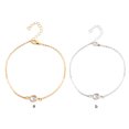 thumbnail image 4 of Qarigey Tobillera ajustable Universal resistente oro plata joyería delicada accesorio de moda pulseras de tobillo cadenas de pie para mujer oro Type3 NO3 Qarigey AP009832-01, 4 of 6