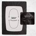 thumbnail image 3 of 14'' Deep Pocket Fitted Sheets 1800 Count Bed Sheets Brushed Fabric Fitted Sheet, 3 of 16