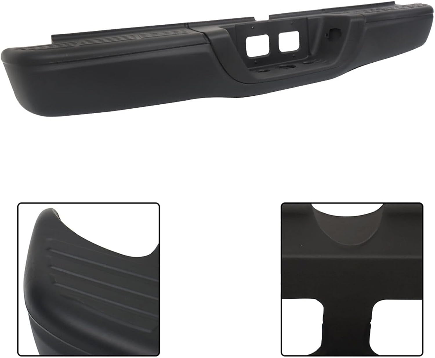 LABLT Steel Rear Step Bumper Assembly Replacement for Toyota Tundra 2000-2006 TO1103108