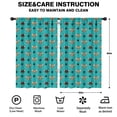thumbnail image 2 of Blackout Kids Curtains,Chihuahua and Dog Paw Print Blue Children's Insulated Curtains Set Of 2,Bedroom Essentials,Toddler Room Decor 52"x84", 2 of 5