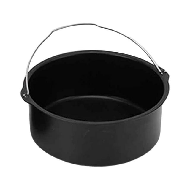 Bandejas para pizza y pan para freidora de aire, accesorio para freidora de aire, barril para hornear pasteles 8 pulgadas