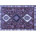 thumbnail image 1 of Ahgly Company Indoor Rectangle Persian Blue Traditional Area Rugs, 2' x 5', 1 of 4