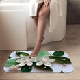 thumbnail image 4 of 1pc Paper Quilling Flowers Absorbent Non-Slip Bathroom Thickened Flannel Rug Decor,Soft,Quick Drying,Suitable For Indoor/outdoor Use,Bathrooms,Bedrooms,Kitchens,Terrace,Laundry Rooms,16"x24", 4 of 9