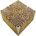 thumbnail image 2 of Blocs d'Impression de Timbres en Bois Sculptés à la Main, 2 of 3