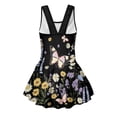thumbnail image 5 of Uourmeti Girls' Floral & Butterfly Print Skirted One-Piece Swimsuit - Quick Dry, Stretchy Swim Dress for Beach, Pool & Summer Vacations, 5 of 8