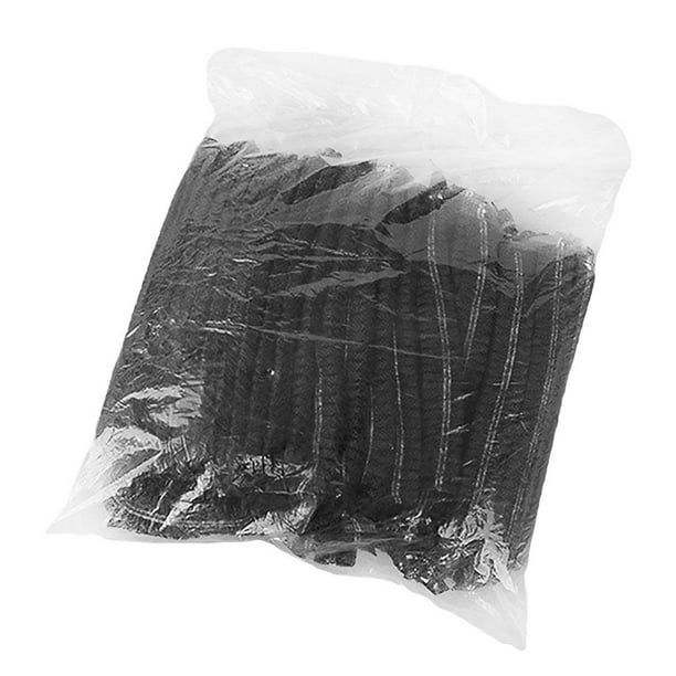 Paquete de 100 Gorros de Ducha Desechables Zulema Negro 18cm