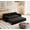 Black, variant on YWEN 66'' Queen Pull Out Sofa Bed, 3 in 1 Convertible Sleeper Couch, Velvet Loveseat Futon Lounge Recliner with Thicked Cushions and Side Storage for Living Room, Apartment, Small Space