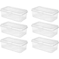 thumbnail image 1 of 18058606 Grande Boîte de Rangement Flip Top, Lot de 6, 1 of 7