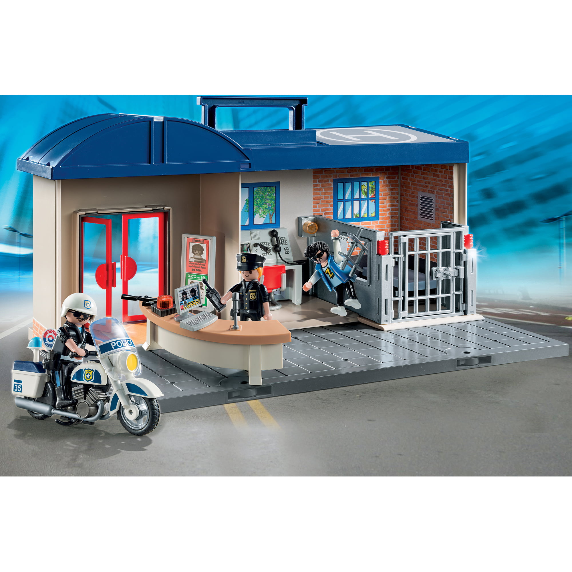 Playmobil 1.2.3 Take Along Police Station - Grow Children's Boutique Ltd.