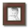 thumbnail image 2 of ArtToFrames 5" x 5" Honors Mahogany with Gold Picture Frame, 5x5 inch Brown Wood Poster Frame (WOM-5156), 1 Pack, 2 of 6