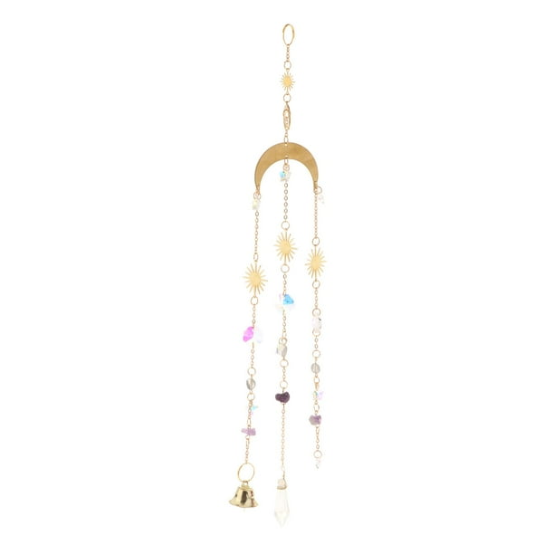Adorno colgante atrapasol de cristales, creador de arcoíris, decoración para ventanas 35cm