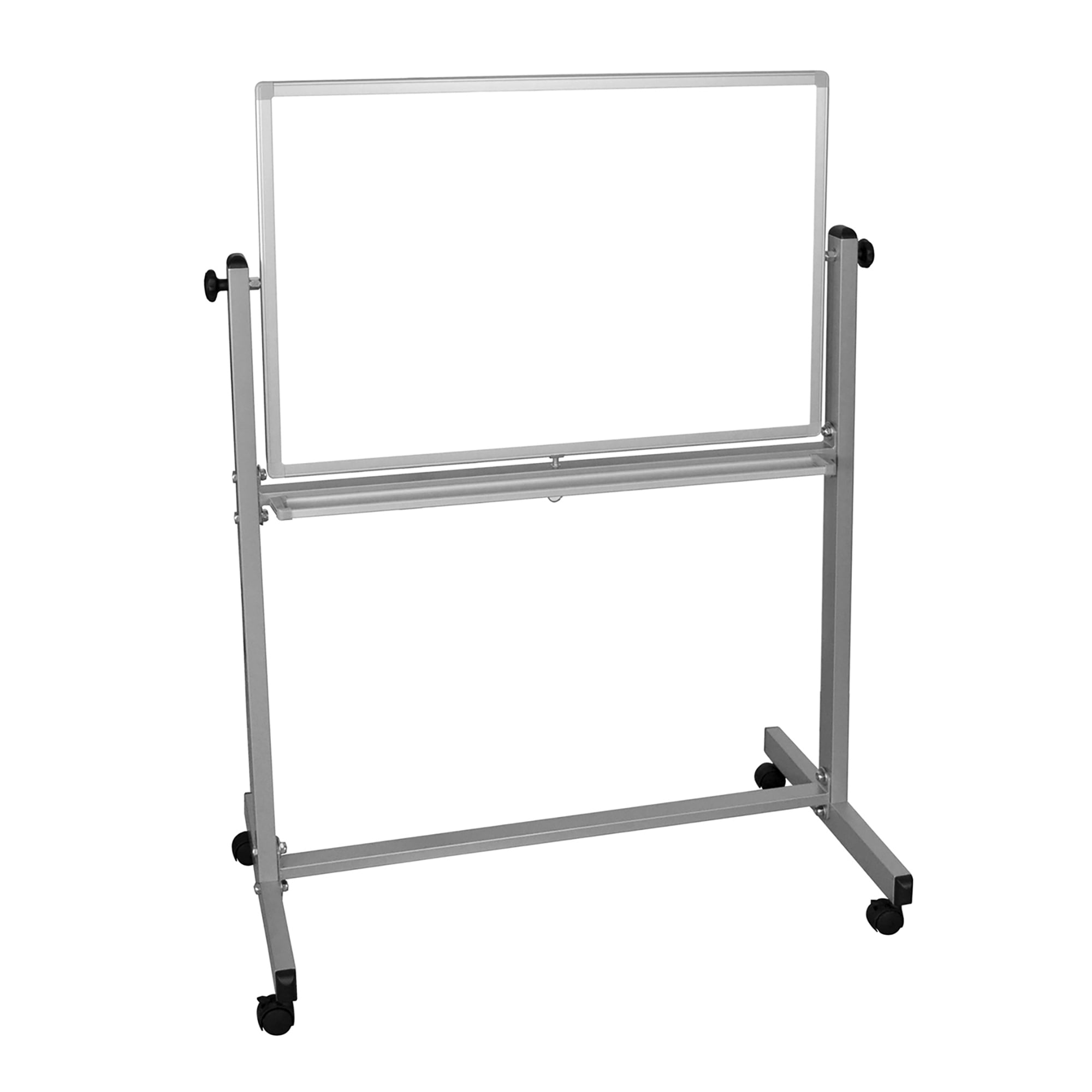 Luxor Whiteboard, Mobile Dry Erase, Magnetic, 36x24, Double-Sided