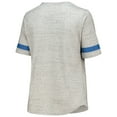 thumbnail image 3 of Women's Heathered Gray Florida Gators Plus Size Lace-Up V-Neck T-Shirt, 3 of 3