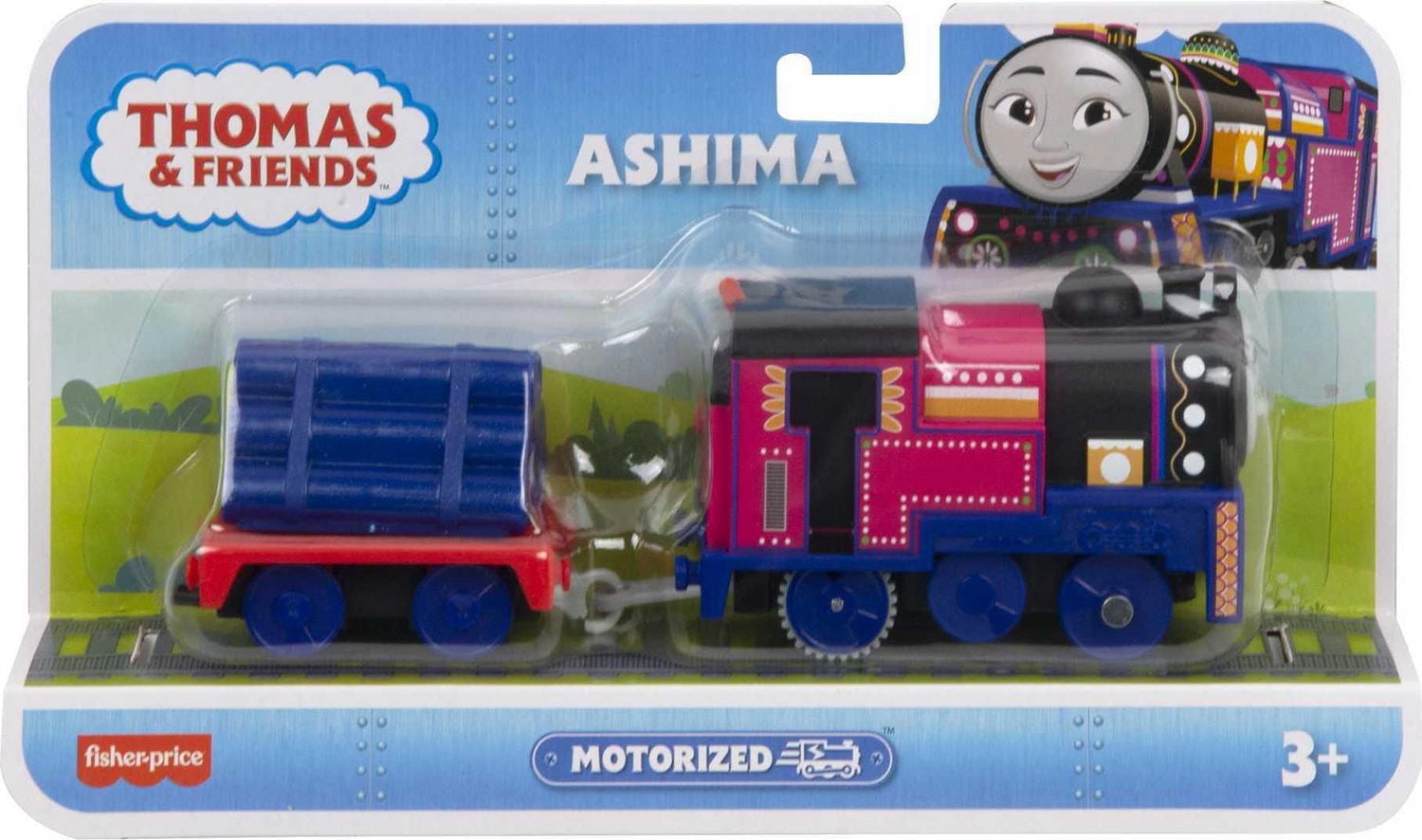 Thomas et ses Amis-Ashima-Locomotive motorisée et wagon