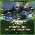 thumbnail image 3 of 16 Pack Solar Outdoor Lights, Waterproof Auto On/Off Cold White Solar Pathway Lighting for Lawn,Garden and Walkway, 3 of 6
