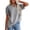 Gray, variant on Casual Womens Waffle Knit Blouse Short Sleeve Split Neck Loose Fit Curved Hem Summer Tops Dark Gray,Size S