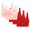 Red, variant on Gmluru Bras for Women Large Bust Ultra-Comfort Wireless Seamless Racerback Bra Breathable Light Lift Tank Style 5-Pack Red S-4XL