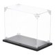 thumbnail image 1 of Caja de exhibición de acrílico Uxcell, 4"x8"x6" transparente, organizador a prueba de polvo para coleccionables y figuras de acción, 1 of 7