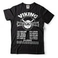 thumbnail image 2 of Viking World Tour Shirt Vikings Patriotic History T-Shirt Norway Sweden Denmark History Tee (Small Military Green), 2 of 6