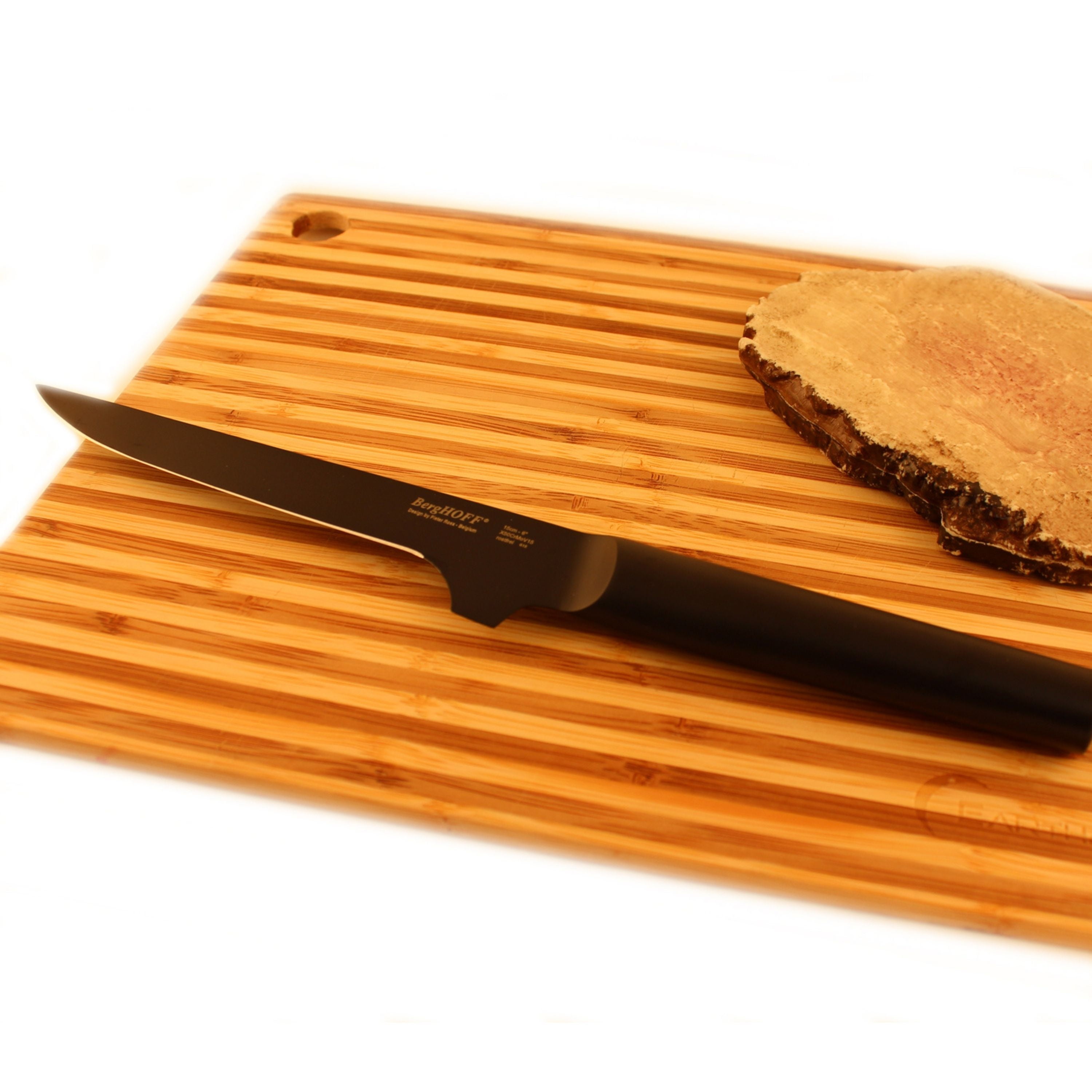 BergHOFF Ron 2pc Chef and Boning Knife Set, Black
