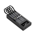 thumbnail image 2 of Banco de energía negro incorporado, 4 cables, 40000mah, cargador de batería externo portátil, banco de energía para Xiaomi, 2 of 3