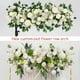 thumbnail image 2 of 100cm 50cm Flores de boda artificiales Pared de hierro Arco Telón de fondo Suministros de decoración Seda falsa Peonía Rosa Fila Mesa Centro de mesa Arreglar, 2 of 4