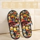thumbnail image 2 of Fotbe Cars Pantuflas Peludas para Mujer con Estampado, Zapatillas de Peluche, Zapatos de Invierno para Casa, Uso Interior y Exterior-Large, 2 of 8
