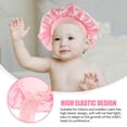 thumbnail image 4 of WEUVEB 3 Pcs Bonnet de Douche pour Bébé Confortable Design Élastique Réutilisable Durable, 4 of 5