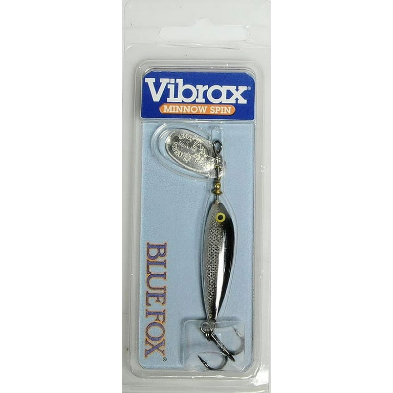 Blue Fox Classic Vibrax Spinner, Silver Shiner