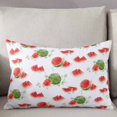 thumbnail image 3 of Watercolor Watermelon Throw Pillow Cover, Summer Fruit Rectangle Decorative Pillow Case Protector Soft Cushion Cover Lumbar Pillowcase for Couch Sofa Bedroom Car Chair Decor 24x36 Inch, 3 of 8