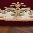 thumbnail image 3 of SAFAVIEH Aubusson Albus Medallion Area Rug, Red/Ivory, 6' x 6' Round, 3 of 10