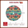 thumbnail image 3 of KLL Hawaii Palms Christmas Tree Skirt 48" ,Party Decorations Farmhouse for Christmas Decorations Holiday Party, 3 of 6
