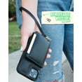 thumbnail image 5 of Smartish iPhone 13 Crossbody Wallet Case - Dancing Queen [Purse/Clutch with Detachable Strap & Wristlet] Protective Cover with Credit Card Holder - Stiletto Black-Gold, 5 of 6